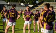 25 June 2016; Wexford players including Simon Donohoe, centre, react after defeat to Fermanagh in their GAA Football All-Ireland Senior Championship Round 1B match at Innovate Wexford Park in Wexford. Photo by Diarmuid Greene/Sportsfile