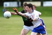 25 June 2016; Rory Landers of New York in action against Robert Dillon of Nemo Rangers during the John West Féile Peile na nÓg at Dr Crokes in Killarney. Photo by Michelle Cooper Galvin/Sportsfile