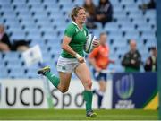 25 June 2016; Alison Miller of Ireland races clear to score her side's sixth try of the match during the World Rugby Women's Sevens Olympic Repechage Quarter Final match between Ireland and Tunisia at UCD Sports Centre in Belfield, Dublin. Photo by Seb Daly/Sportsfile