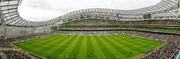31 July 2010; A general view of the Aviva Stadium during the game between Munster / Connacht and Leinster / Ulster. Combined Provinces Match, Leinster / Ulster v Munster / Connacht, Aviva Stadium, Lansdowne Road, Dublin. Picture credit: David Maher / SPORTSFILE *** Local Caption *** ***Note to Sub-editors this is a composite of 5 images***