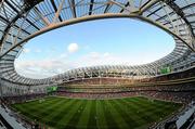 4 August 2010; A general view of the Aviva Stadium during the match between Manchester United and Airtricity League XI. Friendly Match, Airtricity League XI v Manchester United, Aviva Stadium, Lansdowne Road, Dublin. Picture credit: Stephen McCarthy / SPORTSFILE