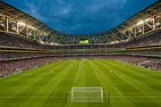 4 August 2010; A general view during the game. Friendly Match, Airtricity League XI v Manchester United, Aviva Stadium, Lansdowne Road, Dublin. Picture credit: David Maher / SPORTSFILE *** Local Caption *** ***Note to Sub-editors this is a composite of 2 images***