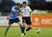 6 August 2010; Matthew Tipton, Dundalk, in action against Robbie Creevy, UCD. Airtricity League Premier Division, Dundalk v UCD, Oriel Park, Dundalk, Co. Louth. Photo by Sportsfile
