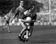 6 July 1991; Mick Deegan of Dublin in action against Bernard Flynn of Meath during the Leinster Senior Football Championship preliminary round third replay match between Dublin and Meath at Croke Park in Dublin. Photo by David Maher/Sportsfile