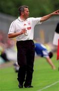 8 July 2001; Joint Tyrone manager Liam Donnelly during the Ulster Minor Football Championship Final match between Tyrone and Monaghan at St Tiernach's Park in Clones, Monaghan. Photo by David Maher/Sportsfile