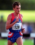 29 June 2001; Dimitriy Sememov of Russia competing in the men's 5000m during the Dublin International Athletics meet at Morton Stadium in Santry, Dublin. Photo by Ray McManus/Sportsfile