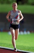 29 June 2001; Robert Connolly of Dundrum South Dublin AC competing in the men's 5000m during the Dublin International Athletics meet at Morton Stadium in Santry, Dublin. Photo by Ray McManus/Sportsfile