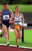 29 June 2001; Robert Wade of West Waterford competing in the men's 1500m during the Dublin International Athletics meet at Morton Stadium in Santry, Dublin. Photo by Ray McManus/Sportsfile