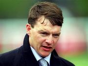 30 June 2001; Trainer Aidan O'Brien at the Curragh Racecourse in Kildare. Photo by Damien Eagers/Sportsfile