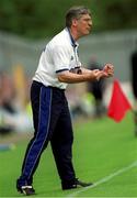 8 July 2001; Cavan manager Val Andrews during the Bank of Ireland Ulster Senior Football Championship Final match between Tyrone and Cavan at St Tiernach's Park in Clones, Monaghan. Photo by Damien Eagers/Sportsfile