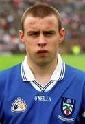 8 July 2001; Gary McBride of Monaghan prior to the Ulster Minor Football Championship Final match between Tyrone and Monaghan at St Tiernach's Park in Clones, Monaghan. Photo by David Maher/Sportsfile