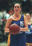 24 January 1998; Michelle Aspell of Snowcream Waterford Wildcats during the Sprite Women's Senior National Cup Semi-Final between Snowcream Waterford Wildcats and Meteors at the National Basketball Arena in Tallaght, Dublin. Photo by Brendan Moran/Sportsfile