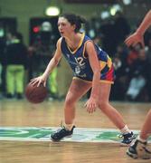 24 January 1998; Christine Kiely of Snowcream Waterford Wildcats during the Sprite Women's Senior National Cup Semi-Final between Snowcream Waterford Wildcats and Meteors at the National Basketball Arena in Tallaght, Dublin. Photo by Brendan Moran/Sportsfile