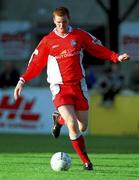 15 July 2001; Colm Foley of St Patrick's Athletic during the pre-season friendly match between St Patrick's Athletic and Northampton Town at Richmond Park in Dublin. Photo by Aoife Rice/Sportsfile