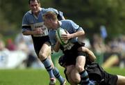 12 May 2001; Denver Rumney of Galwegians during the AIB All-Ireland League Division 1 match between Galwegians and Buccaneers at Crowley Park in Galway. Photo by Damien Eagers/Sportsfile