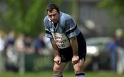 12 May 2001; Paul Cleary of Galwegians during the AIB All-Ireland League Division 1 match between Galwegians and Buccaneers at Crowley Park in Galway. Photo by Damien Eagers/Sportsfile