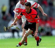 15 July 2001; Martin Coulter Snr of Down during the Guinness Ulster Senior Hurling Championship Final match between Derry and Down at Casement Park in Belfast. Photo by Aoife Rice/Sportsfile