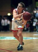 25 January 1998; Olivia O'Reilly of Snowcream Waterford Wildcats during the Sprite Women's Senior National Cup Final between Snowcream Waterford Wildcats and Opennet Naomh Mhuire at the National Basketball Arena in Tallaght, Dublin. Photo by Brendan Moran/Sportsfile