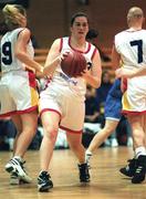25 January 1998; Trish Nolan of Snowcream Waterford Wildcats during the Sprite Women's Senior National Cup Final between Snowcream Waterford Wildcats and Opennet Naomh Mhuire at the National Basketball Arena in Tallaght, Dublin. Photo by Brendan Moran/Sportsfile
