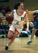 25 January 1998; Christine Kiely of Snowcream Waterford Wildcats during the Sprite Women's Senior National Cup Final between Snowcream Waterford Wildcats and Opennet Naomh Mhuire at the National Basketball Arena in Tallaght, Dublin. Photo by Brendan Moran/Sportsfile