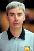 25 January 1998; Referee Pat Kiely prior to the Sprite Men's Senior National Cup Final between Denny Notre Dame and Neptune at the National Basketball Arena in Tallaght, Dublin. Photo by Brendan Moran/Sportsfile