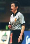 25 January 1998; Referee Denice Rice during the Sprite Women's Senior National Cup Final between Snowcream Waterford Wildcats and Opennet Naomh Mhuire at the National Basketball Arena in Tallaght, Dublin. Photo by Brendan Moran/Sportsfile