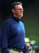 24 January 1998; Snowcream Waterford Wildcats head coach Gerry Fitzpatrick during the Sprite Women's Senior National Cup Semi-Final between Snowcream Waterford Wildcats and Meteors at the National Basketball Arena in Tallaght, Dublin. Photo by Brendan Moran/Sportsfile