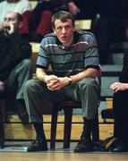 24 January 1998; Meteors head coach Joe Kavanagh during the Sprite Women's Senior National Cup Semi-Final between Snowcream Waterford Wildcats and Meteors at the National Basketball Arena in Tallaght, Dublin. Photo by Brendan Moran/Sportsfile
