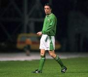 7 September 1994; Gary Kelly of Republic of Ireland during the UEFA EURO1996 Group 6 Qualifying match between Latvia and Republic of Ireland at Daugava National Stadium in Riga, Latvia. Photo by David Maher/Sportsfile