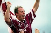 21 July 2001; Ger Heavin of Westmeath celebrates after the Bank of Ireland All-Ireland Senior Football Championship Qualifier Round 4 match between Mayo and Westmeath at Dr. Hyde Park in Roscommon. Photo by David Maher/Sportsfile