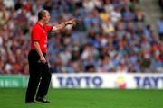 22 July 2001; Cork manager Larry Tompkins during the Bank of Ireland All-Ireland Senior Football Championship Qualifier Round 4 match between Galway and Cork at Croke Park in Dublin. Photo by Brendan Moran/Sportsfile