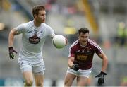 26 June 2016; Eoin O'Flaherty of Kildare in action against David Lynch of Westmeath during the Leinster GAA Football Senior Championship Semi-Final match between Kildare and Westmeath at Croke Park in Dublin. Photo by Piaras Ó Mídheach/Sportsfile