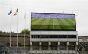 26 June 2016; The France v Republic of Ireland UEFA Euro 2016 Round of 16 game is shown on the big screen prior to the Leinster GAA Football Senior Championship Semi-Final match between Kildare and Westmeath at Croke Park in Dublin. Photo by Piaras Ó Mídheach/Sportsfile