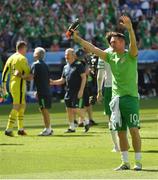 26 June 2016; Robbie Keane of Republic of Ireland at the end of the UEFA Euro 2016 Round of 16 match between France and Republic of Ireland at Stade des Lumieres in Lyon, France. Photo by David Maher/Sportsfile