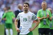 26 June 2016; Robbie Brady of Republic of Ireland following the UEFA Euro 2016 Round of 16 match between France and Republic of Ireland at Stade des Lumieres in Lyon, France. Photo by Stephen McCarthy/Sportsfile