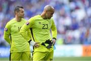 26 June 2016; Darren Randolph of Republic of Ireland following the UEFA Euro 2016 Round of 16 match between France and Republic of Ireland at Stade des Lumieres in Lyon, France. Photo by Stephen McCarthy/Sportsfile