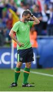 26 June 2016; Republic of Ireland assistant manager Roy Keane following the UEFA Euro 2016 Round of 16 match between France and Republic of Ireland at Stade des Lumieres in Lyon, France. Photo by Stephen McCarthy/Sportsfile