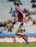 26 June 2016; James Dolan of Westmeath celebrates scoring his side's first goal during the Leinster GAA Football Senior Championship Semi-Final match between Kildare and Westmeath at Croke Park in Dublin. Photo by Piaras Ó Mídheach/Sportsfile