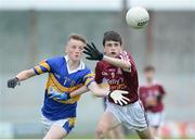26 June 2016; Stephen Black of Termon, Co. Donegal, in action against Fionn Gibbons of Castleknock, Dublin,  during the John West Féile Peile na nÓg Division 1 Final at Austin Stack Park in Tralee, Co Kerry. Photo by Matt Browne/Sportsfile