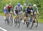 26 June 2016; Nicholas Roche of Team Sky Procycling leads the breakaway during the Elite Men's event at the National Road Race Championships in Kilcullen, Co Kildare. Photo by Stephen McMahon / Sportsfile