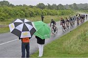 26 June 2016; A general view of the peleton during the National Road Race Championships in Kilcullen, Co Kildare. Photo by Stephen McMahon / Sportsfile