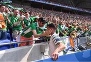 26 June 2016; Shane Long of Republic of Ireland with supporters at the end of the UEFA Euro 2016 Round of 16 match between France and Republic of Ireland at Stade des Lumieres in Lyon, France. Photo by David Maher/Sportsfile