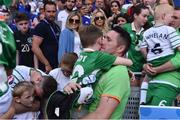 26 June 2016; Robbie Keane of Republic of Ireland with his son Robert after the UEFA Euro 2016 Round of 16 match between France and Republic of Ireland at Stade des Lumieres in Lyon, France. Photo by David Maher/Sportsfile