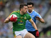 26 June 2016; Mickey Newman of Meath in action against Cian O'Sullivan of Dublin during the Leinster GAA Football Senior Championship Semi-Final match between Dublin and Meath at Croke Park in Dublin. Photo by Oliver McVeigh/Sportsfile