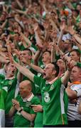 22 June 2016; Republic of Ireland supporters during the UEFA Euro 2016 Group E match between Italy and Republic of Ireland at Stade Pierre-Mauroy in Lille, France. Photo by Stephen McCarthy/Sportsfile