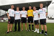 6 August 2010; Dundalk players, from left, Matthew Tipton, Steven Lennon, Dean Bennett, and Paul Murphy. Airtricity League Premier Division, Dundalk v UCD, Oriel Park, Dundalk, Co. Louth. Photo by Sportsfile