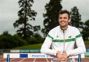 27 June 2016; Ireland's Thomas Barr in attendance at the announcement of the 2016 European Track & Field Championships Team at Morton Stadium in Santry, Co Dublin. Photo by Sam Barnes/Sportsfile