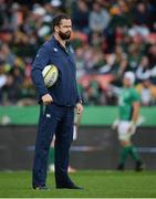 25 June 2016; Ireland defence coach Andy Farrell during the Castle Lager Incoming Series 3rd Test between South Africa and Ireland at the Nelson Mandela Bay Stadium in Port Elizabeth, South Africa. Photo by Brendan Moran/Sportsfile