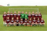 26 June 2016; The Galway and District League squad before playing the Metropolitan Girls League in their FAI U16 Gaynor Cup Final at University of Limerick in Limerick. Photo by Diarmuid Greene/Sportsfile