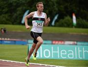 25 June 2016; John Travers of Donore Harriers competing in the Mens 1500m Heat 2during the GloHealth National Senior Track & Field Championships at Morton Stadium in Santry, Co Dublin. Photo by Sam Barnes/Sportsfile